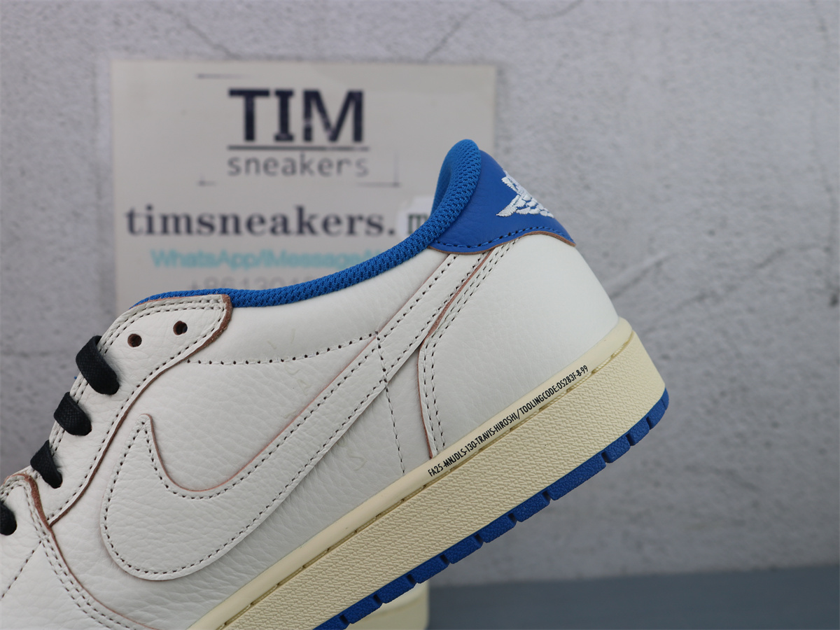 PK Batch Fragment x Travis Scott x Air Jordan 1 Low Sail Military Blue DM7866 104